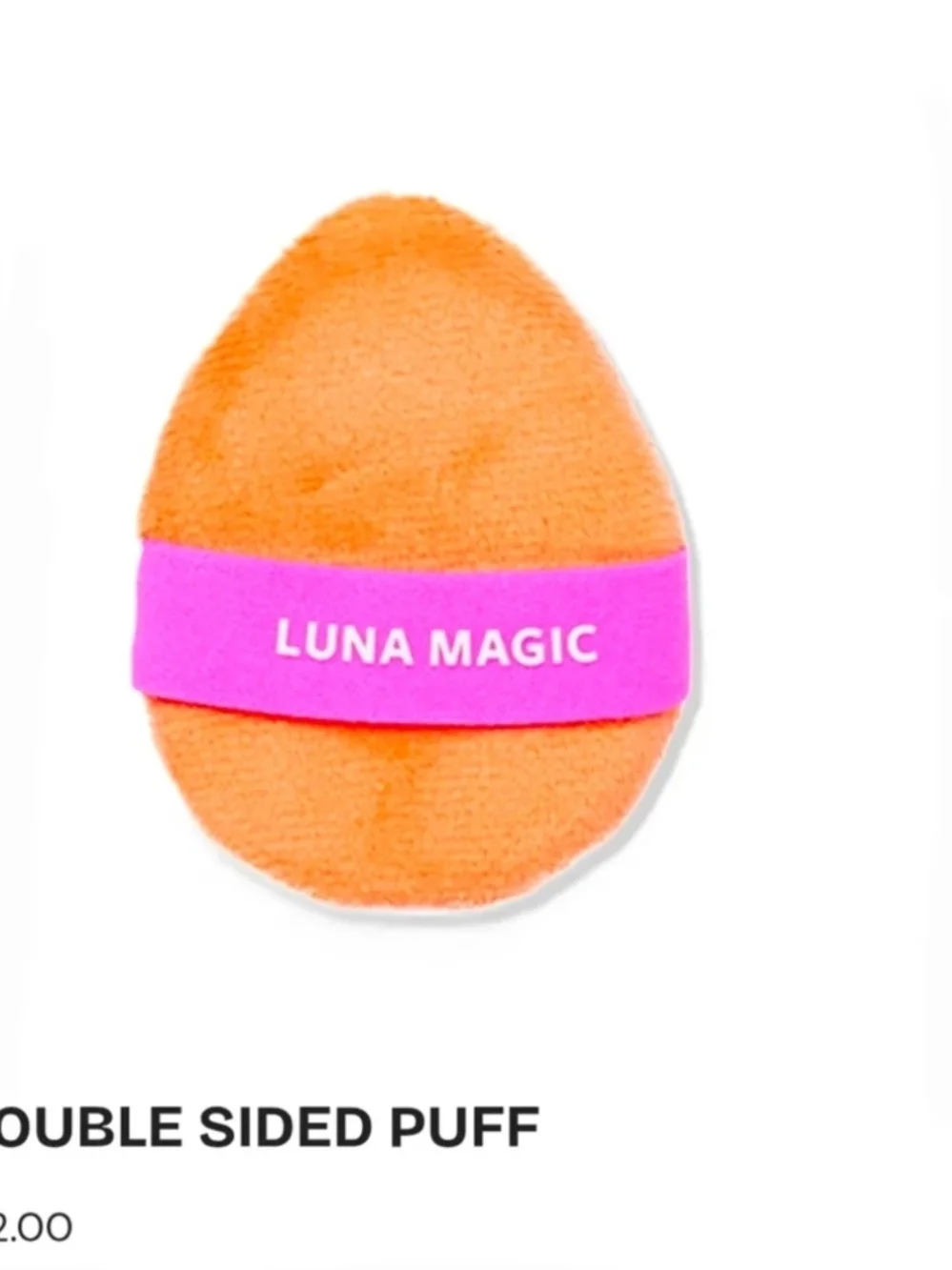 Luna Magic Double Sided Puff & Jason Wu Matte Powder Set- Transparent Banana NIB